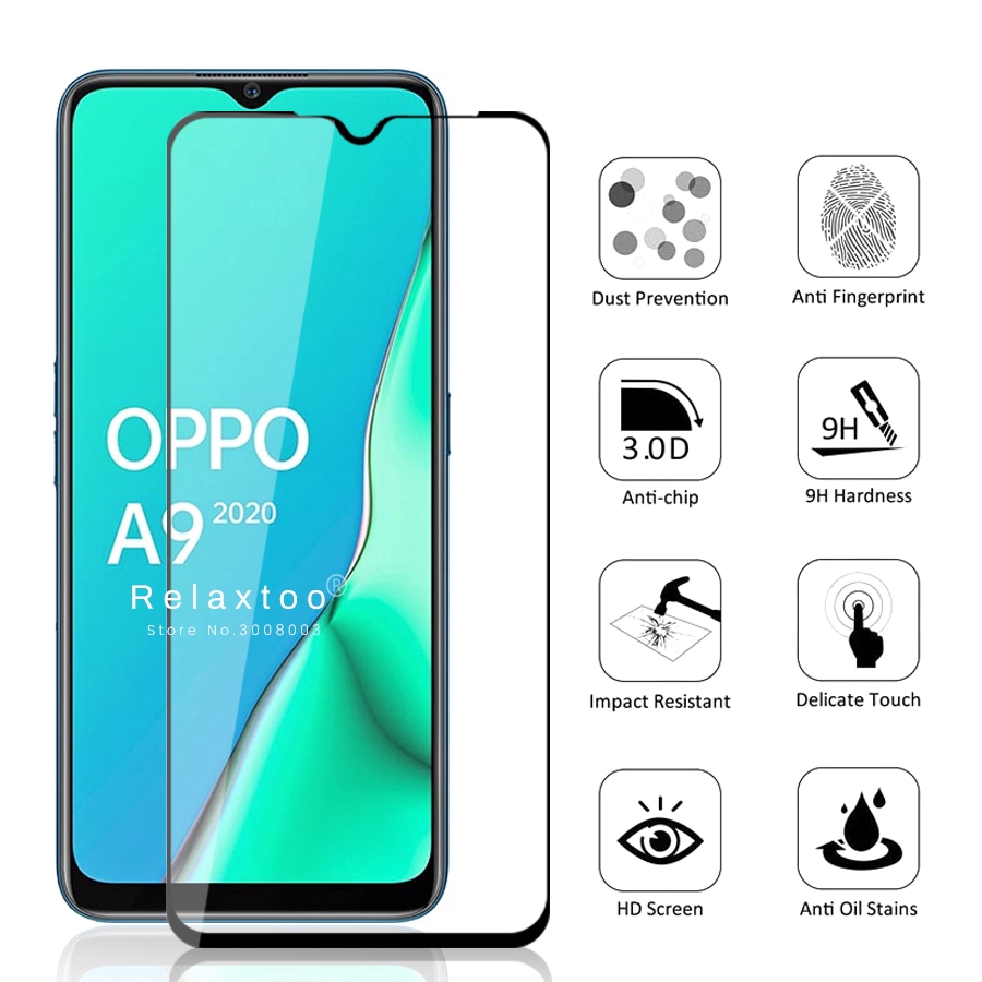 Kính cường lực bảo vệ màn hình và camera cho Oppo A9 2020 A5 2020 Realme 5 Pro F11