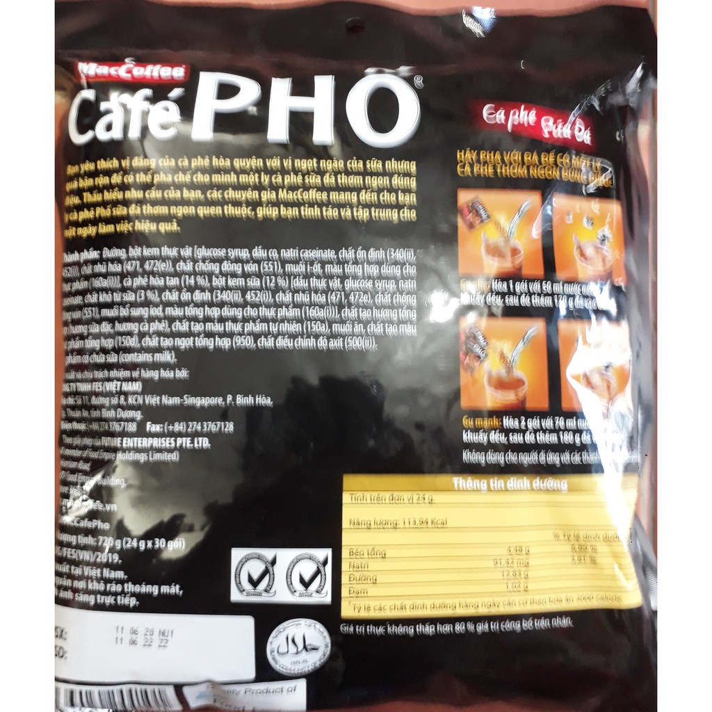 [Mã GROXUAN1 giảm 8% đơn 150K] CAFÉ PHỐ SỮA ĐÁ TÚI 30 GÓI | BigBuy360 - bigbuy360.vn