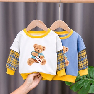 Quần áo trẻ em hàn quốc  in hình dễ thương cho bé trai ​bé gái 9LGx