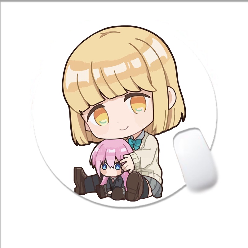 ( TRÒN ) Miếng di chuột IN HÌNH Shikimori-san Bạn gái tôi không chỉ dễ thương miếng kê lót chuột dễ thương anime chibi
