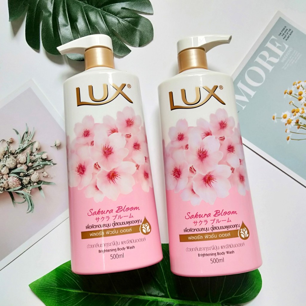 Cặp Sữa Tắm Lux Hương Nước Hoa Thái Lan 500ml Siêu Thơm