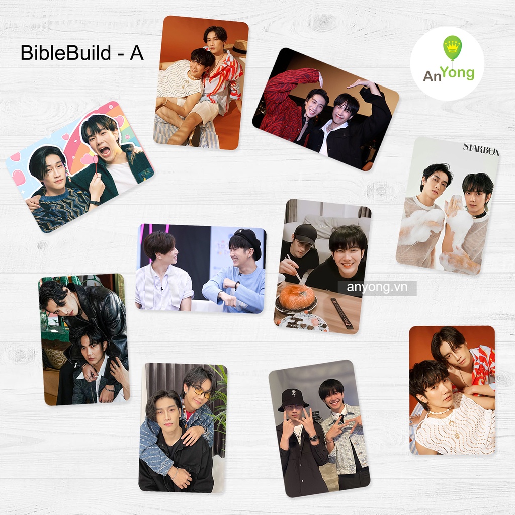 Set 10 tấm card hình BibleBuild VegasPete bo góc tặng sleeve