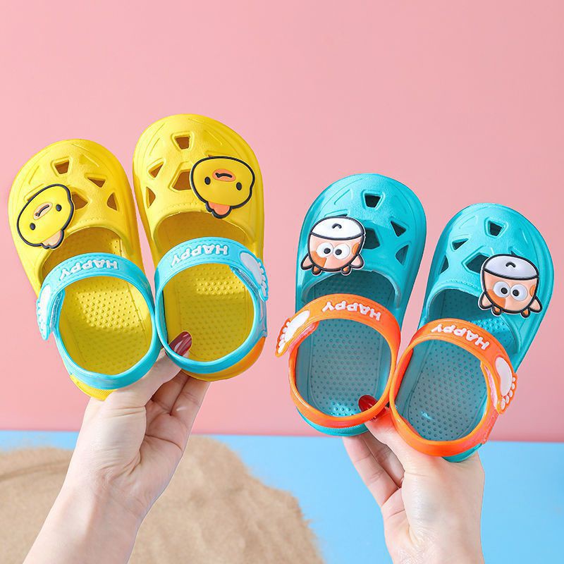 GIÀY SANDAL QUAI DÁN SIÊU MỀM CHO BÉ TRAI BÉ GÁI- HÀNG SIÊU NHẸ TẶNG KÈM STICKER