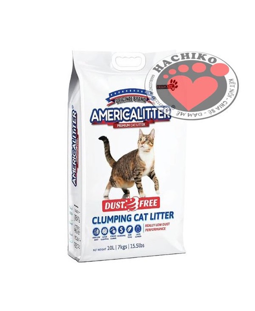 Cát vệ sinh cho mèo - America Litter 10L