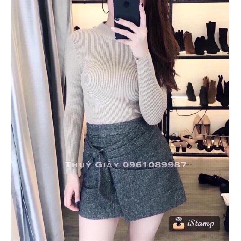 [RẺ VÔ ĐỊCH] Áo len tăm cổ ba phân