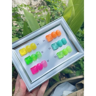 son móng neon,sơn gel neon 6 màu hót