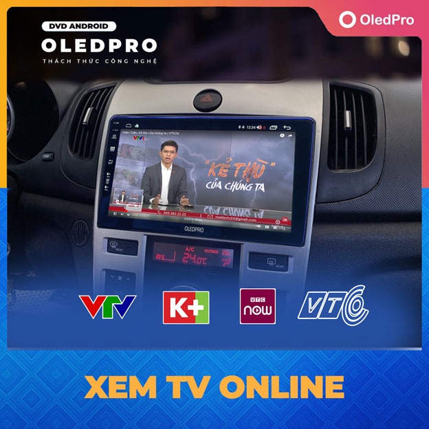 Màn Hình DVD Android Ô Tô OLED PRO A5 Chính Hãng RAM 2G ROM 32G Bảo Hành 18 Tháng màn hình android ô tô đầu dvd ô tô