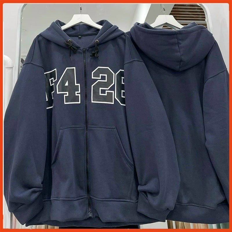 Áo khoác hoodie nam F426,áo khoác nỉ form rộng chất cotton mịn đẹp ZADOLA