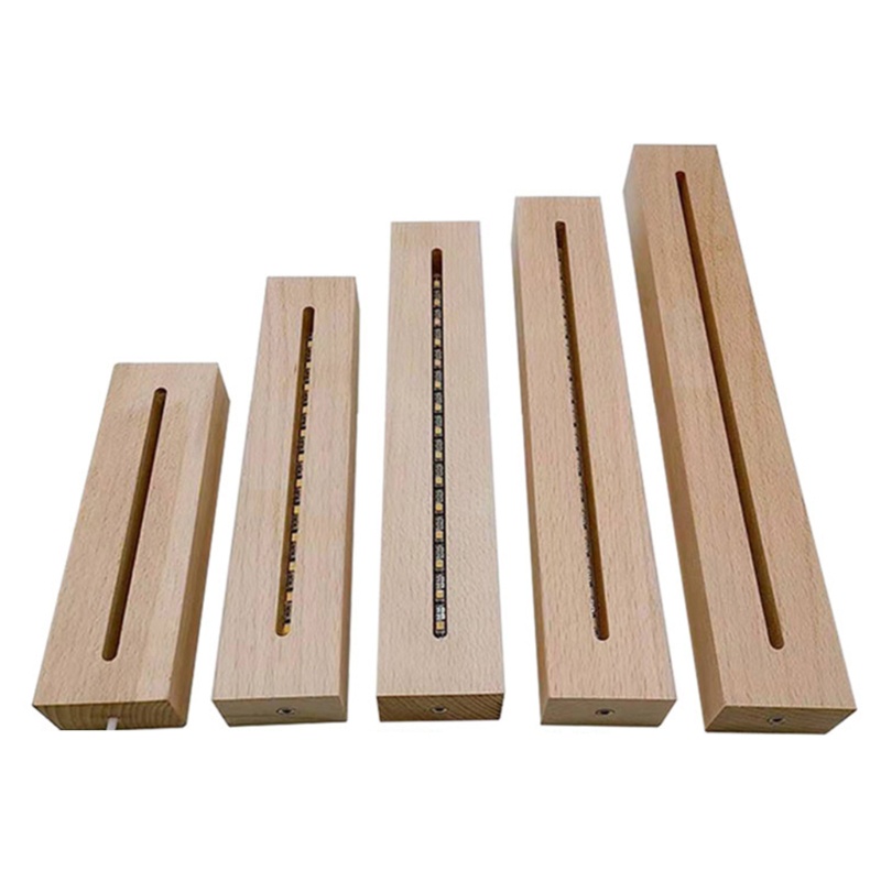 Đế Trưng Bày Đèn LED Pha Lê 3D Có Giá Đỡ