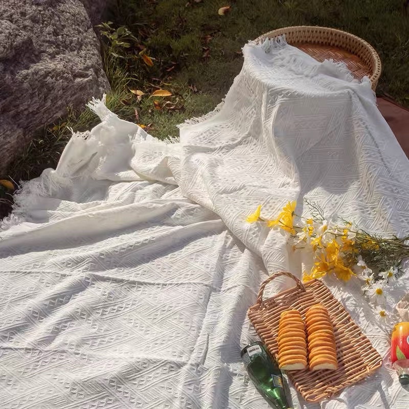 Thảm picnic, sofa phong cách Bohemian