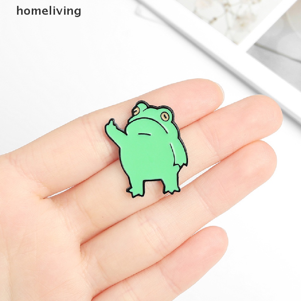 Ghim Cài Áo Hình Chú Ếch Tráng Men Độc Đáo