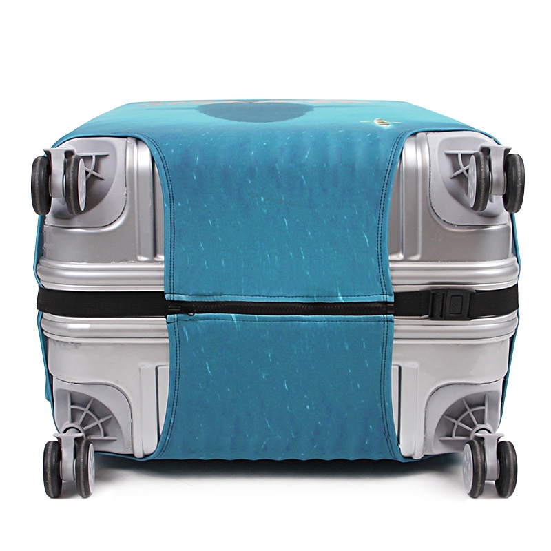 Túi bọc vali cao cấp - Áo trùm vali BAYMAX- Phiên bản giới hạn, khoá kép vải thun lạnh, dày dặn co giãn 4 chiều