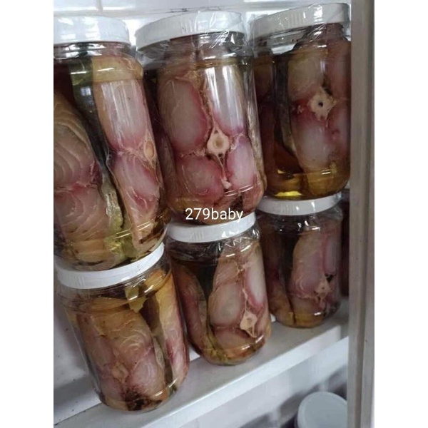 500gr Mắm cá thu nguyên lát Ngâm dầu- Đặc sản Bình Định