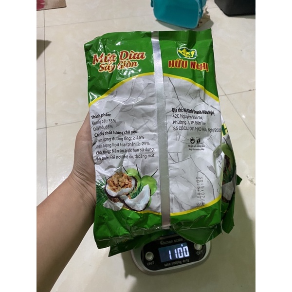 Combo 4 gói dừa khô ăn liền giòn ngon (Khoảng hơn 1kg)