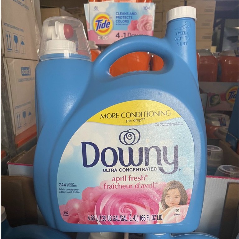 Nước xả vải Downy Ultra Concentrated April Fresh, 4.88L