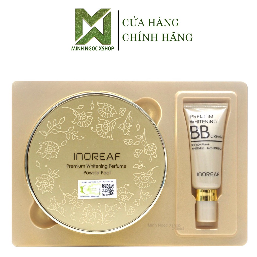 Phấn nước hoa BEBECO Inoreaf Premium Whitening Perfume Powder Pact 17g