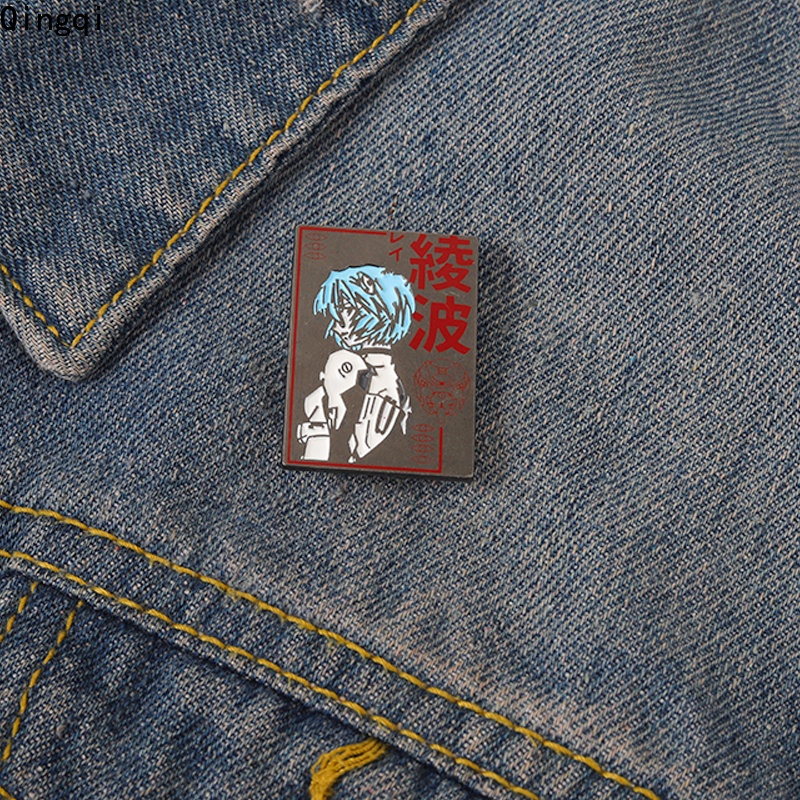 Huy hiệu cài áo MISS ZOE họa tiết nhân vật anime và câu nói truyền cảm hứng thời trang