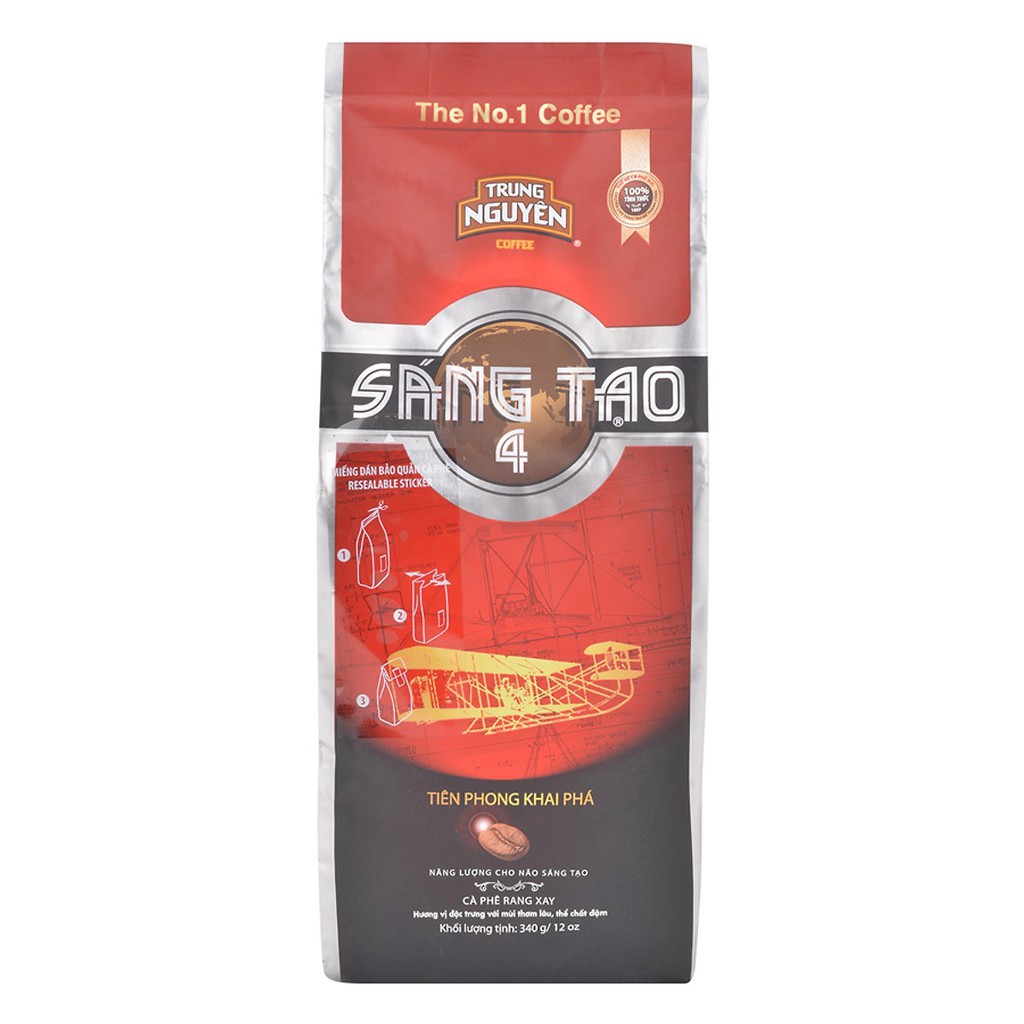 Cà Phê Rang Xay Sáng Tạo 4 Trung Nguyên _ Gói 340g