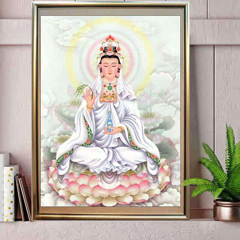 Mới bộ tranh đính đá 5d diy hình phật tổ trang trí phòng khách