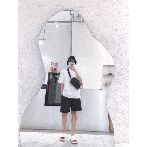 GƯƠNG HÌNH UỐN LƯỢN - DECOR - HACK DÁNG SIÊU NỊNH DA