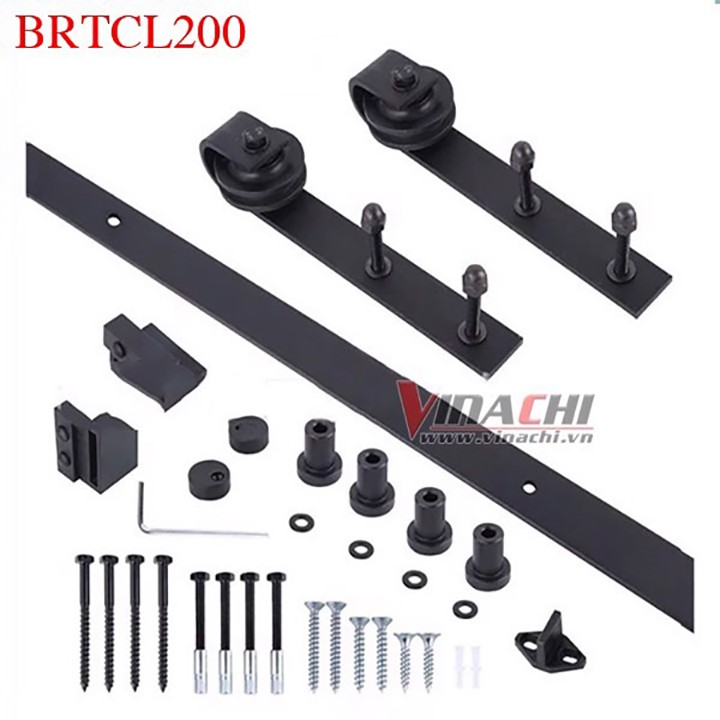 Bộ ray trượt cửa lùa - 2m (bộ)