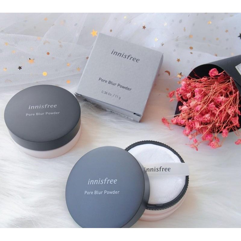 Phấn Phủ Dạng Bột Kiềm Dầu Che Khuyết Điểm Innisfree Pore Blur Powder