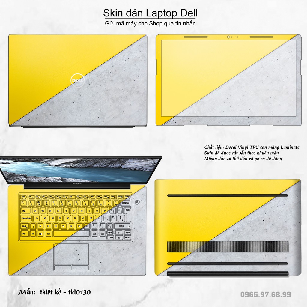 [SIÊU RẺ]  Dán decal cho các dòng Laptop Dell in full 4 mặt nhiều mẫu màu sắc cực đẹp