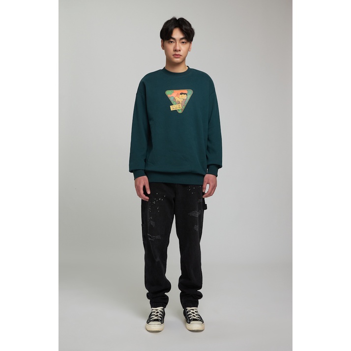 Áo Sweatshirt Nỉ Không Mũ Nam Nữ Unisex BOO Dáng Oversize Form Rộng Nỉ Da Cá In Hình Busticker | BigBuy360 - bigbuy360.vn