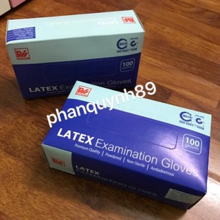 Găng tay y tế cao su Latex
