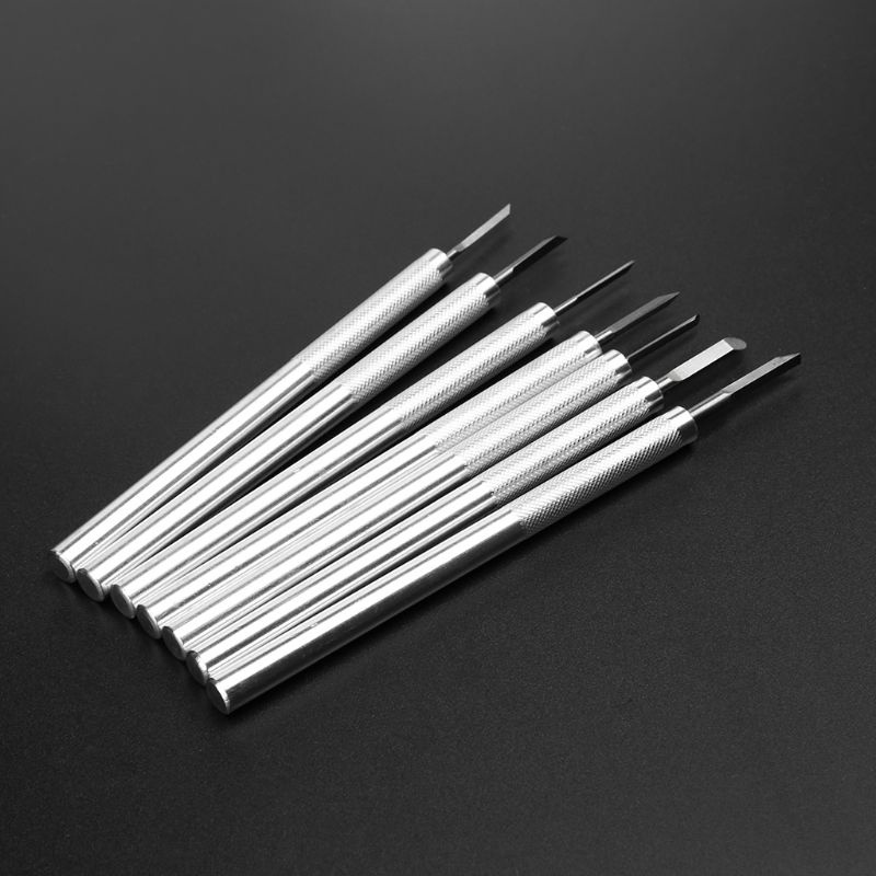 Bộ 7 Dụng Cụ Điêu Khắc Mini Bằng Nhôm