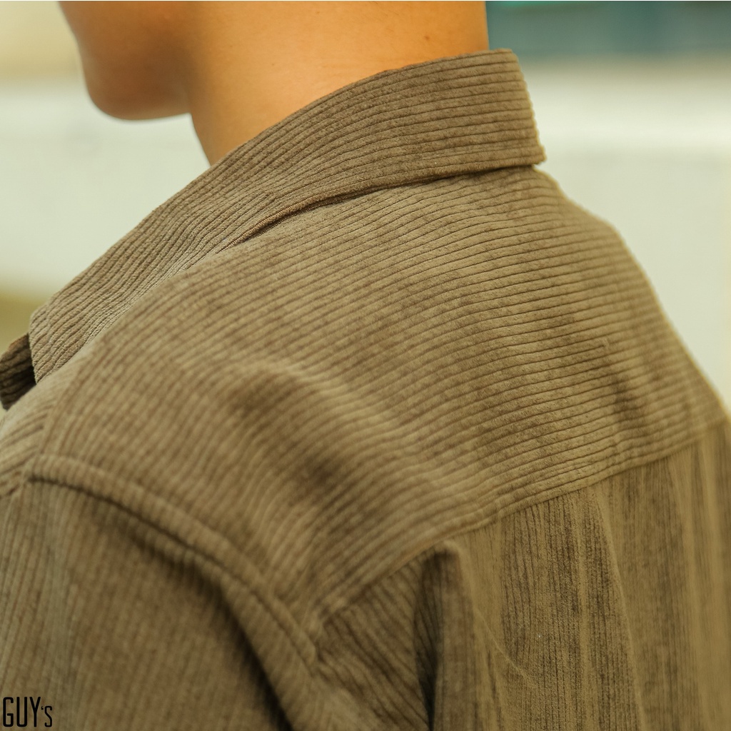 [HÀNG THIẾT KẾ] Áo khoác sơ mi nhung tăm Andrew overshirt GUY's Closet, trẻ trunng, năng động, unisex, vintage