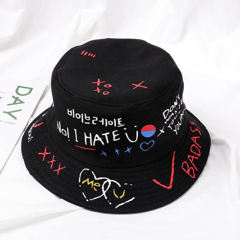 Nón Bucket Unisex Phong Cách Hip Hop