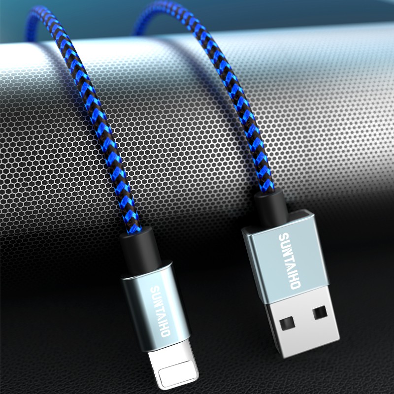 Dây Cáp Sạc Dữ Liệu Usb SUNTAIHO iPhone 12 Pro Max 12 mini Iphone 11 Pro Xs Max Xr X 7 8 6 Plus 6s 5s Se Ipad 2.4a | BigBuy360 - bigbuy360.vn