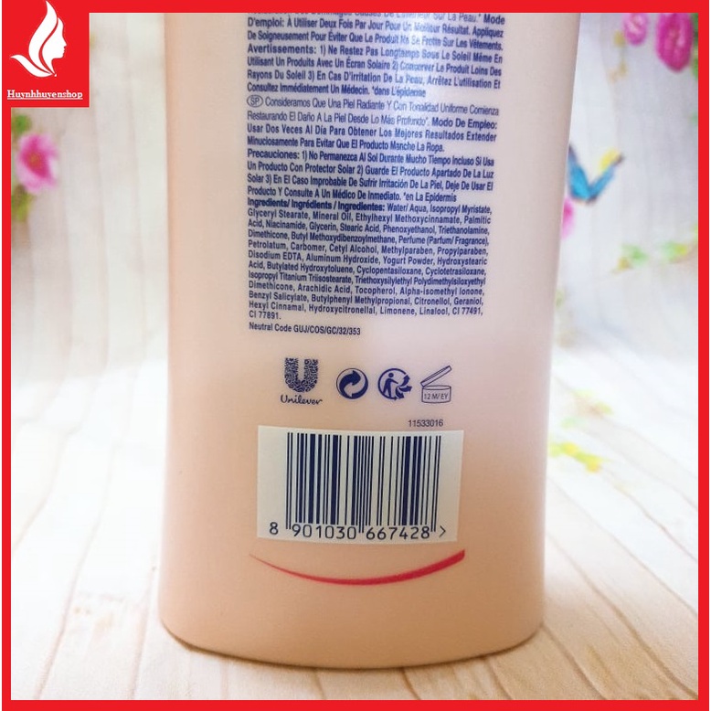 Sữa dưỡng thể Vaseline Healthy White UV Lightening Body Lotion chai lớn 725ml