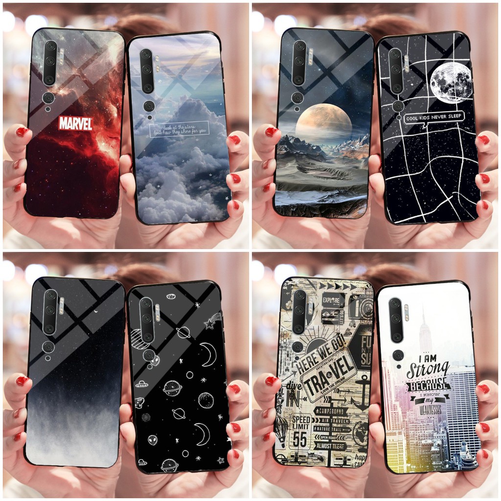 Ốp lưng kính cường lực cao cấp cho Xiaomi Mi 10 , Mi 10 Pro, Mi note 10 / Mi note 10 Pro / Mi CC9 Pro