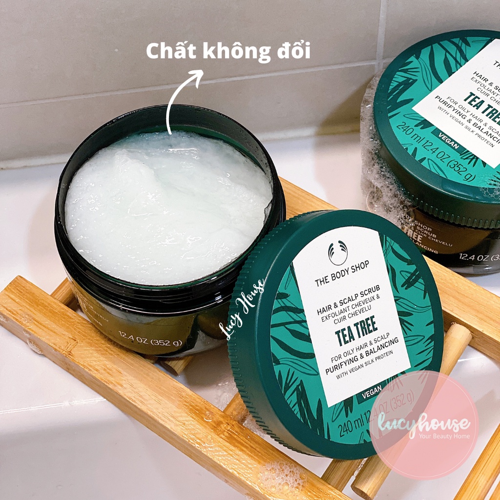 Tẩy da chết da đầu hair scrub tea tree The Body Shop