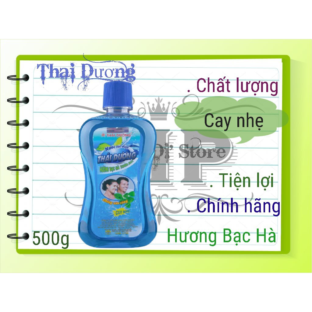 Nước súc miệng bạc hà THÁI DƯƠNG 500ml