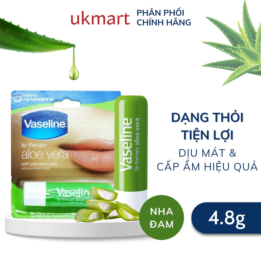 Son Dưỡng Môi Mềm Mại Vaseline Lip Therapy Dạng Thỏi 4.8g