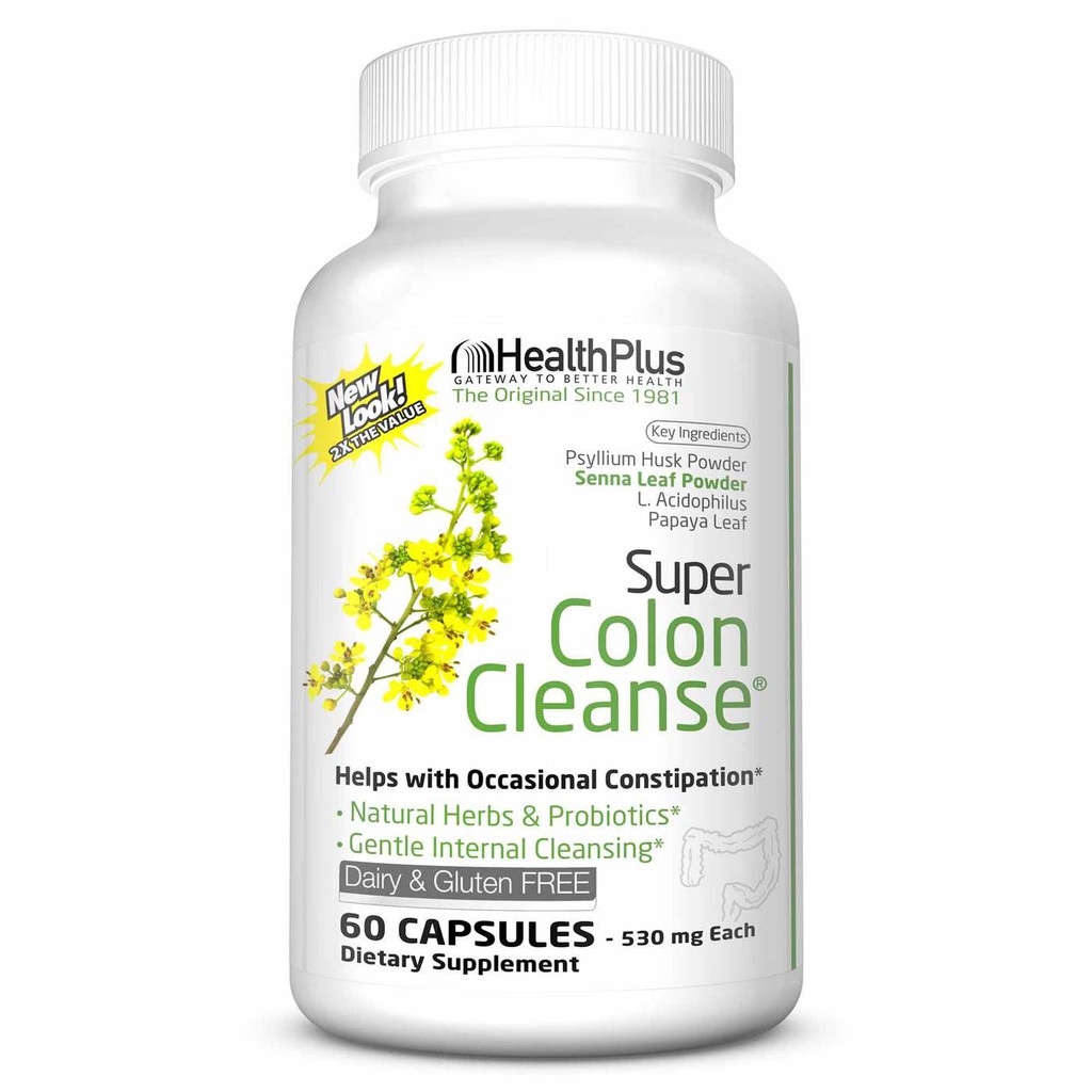 Thực phẩm detox Super colon cleanse 60v