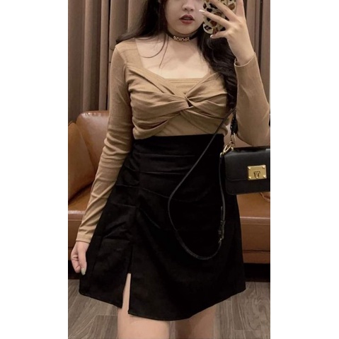 [BiGSIZE] Chân váy xếp ly mới