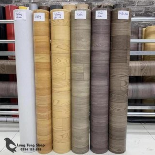 [ Loại nhám - Chọn màu ] Thảm nhựa simili trải sàn vân gỗ nhám