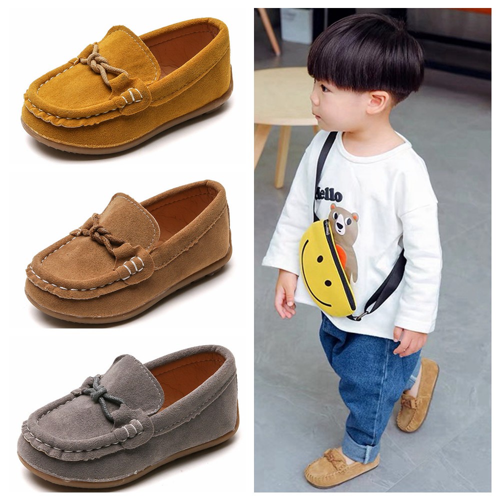 Giày lười đế mềm thiết kế xinh xắn cho bé