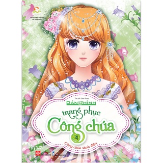 Sách-Dán hình trang phục công chúa