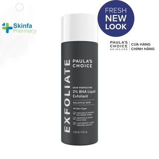 Tẩy tế bào chết Paulas Choice 2% BHA-Paula's Choice Skin Perfecting 2%BHA Liquid - Skinfacy