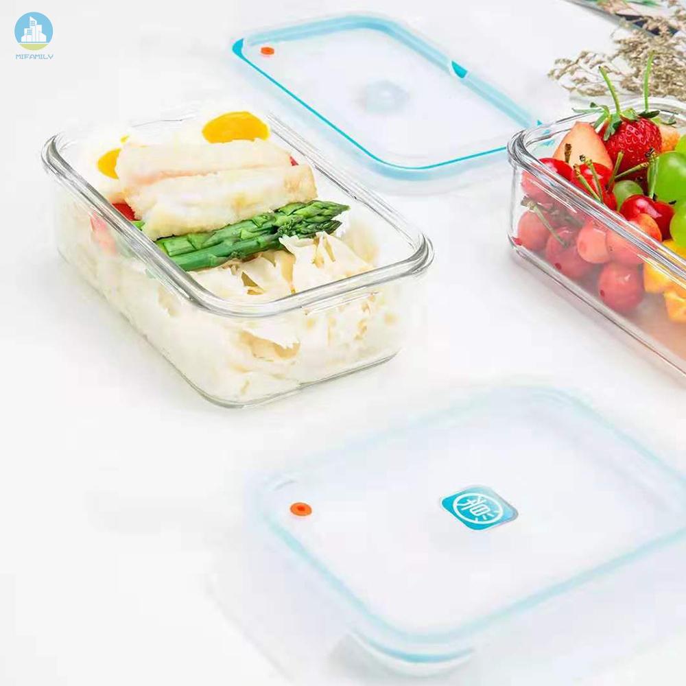 MI    Youpin Microwave Glass Lunch Box Food Storage Box Kitchen Containers Keep Food Fresh Fridge Storage Box