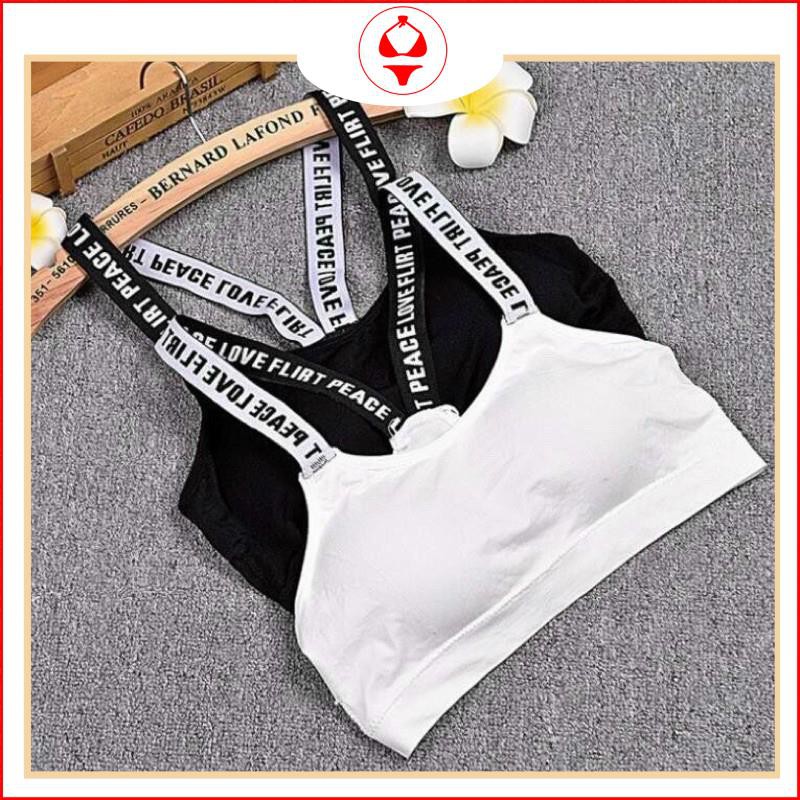 Áo tập gym nữ cá tính  áo bra cotton siêu thấm và nâng ngực đẹp.