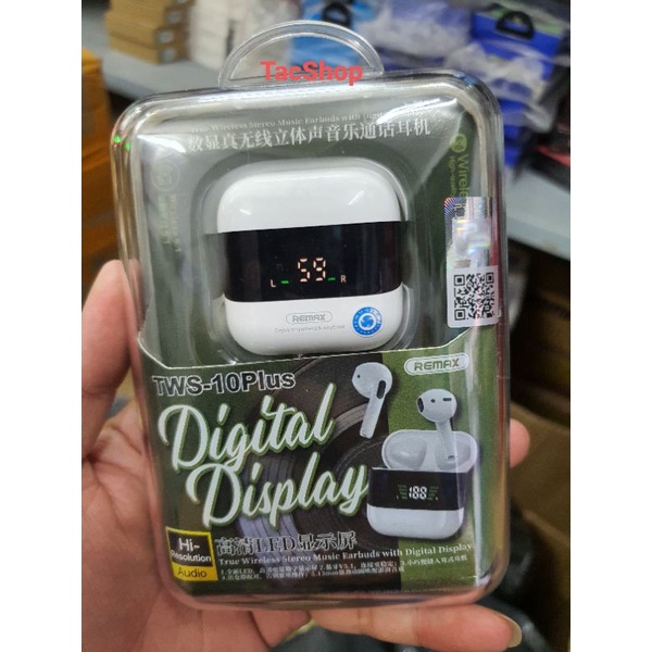 Tai Nghe Remax TWS-10Plus LCD.
