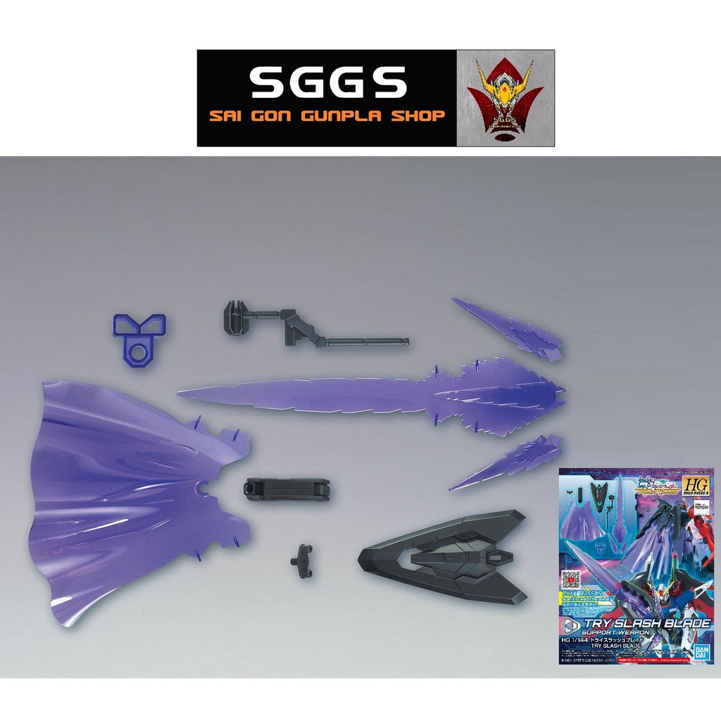 Mô Hình Lắp Ráp HG Try Slash Blade Gundam Bandai 1/144 HGBD:R Build Divers Re: Rise Đồ Chơi Anime Nhật