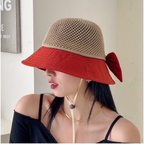 NÓN, MŨ CÓI ĐI BIỂN CÓ VÀNH ĐÍNH NƠ NHIỀU MÀU THỜI TRANG