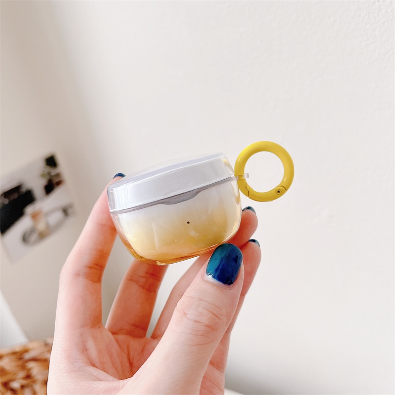 Vỏ Bảo Vệ Hộp Sạc Tai Nghe Baseus WM01 Màu Gradient &amp; Tím Trong Suốt